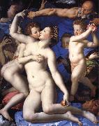 Agnolo Bronzino An Allegory with Venus and Cupid china oil painting reproduction